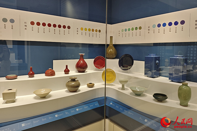 该馆收藏的瓷器。人民网记者 孙一凡摄